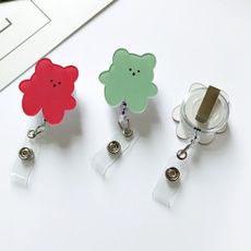 idcardclip, badgeholder, candy color, koreabear