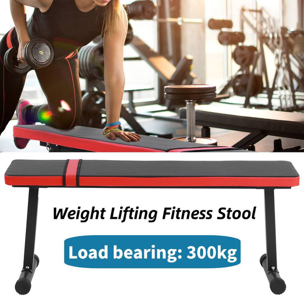 Fitness Home Exercise Strength Flat Utility Bench Weight Lifting Gym Workout 