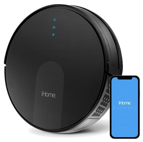 iHome iHRV2-Blk AutoVac Eclipse G 2-in-1 Robot Vacuum and Mop with Wifi ...