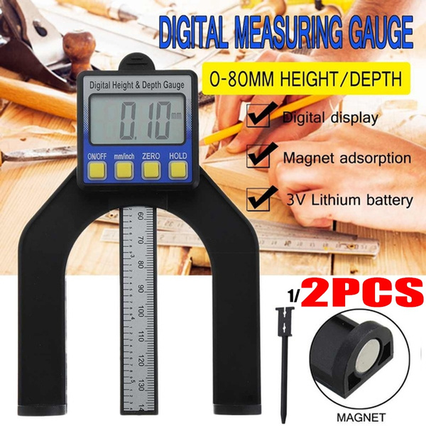 2021 New Digital LCD Digital Display Slide Caliper Vernier Ruler Height ...