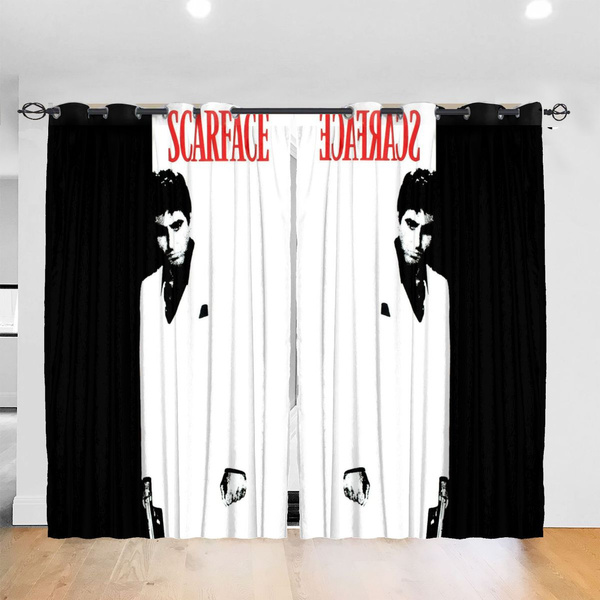 Scarface Curtain 2 Panels 52 X 72 In Wish