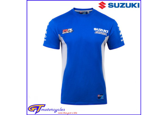 Suzuki MotoGP 2020 Team T-Shirt TeeBlueOfficial Suzuki Apparel Genuine 