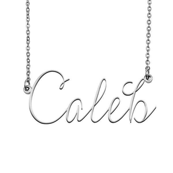 caleb name necklace