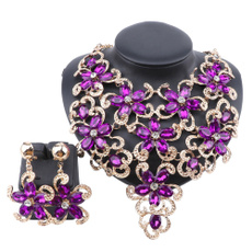 Bridal Jewelry Set, wedding earrings, Necklaces For Women, Earring