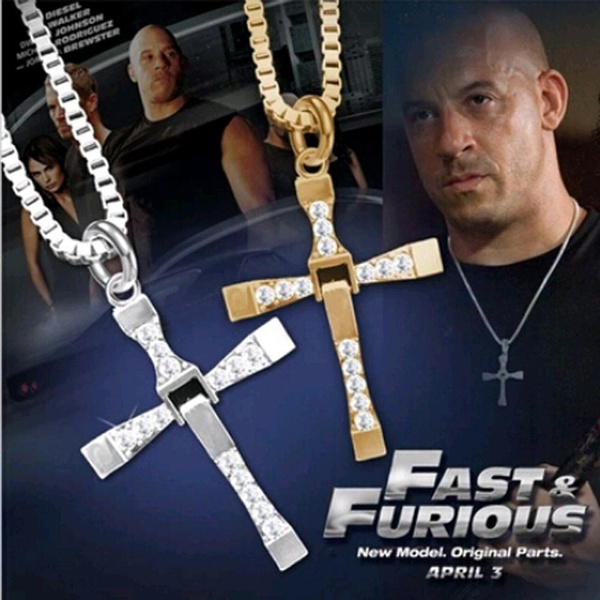 Furious Pendant Dominic Toretto Cross 