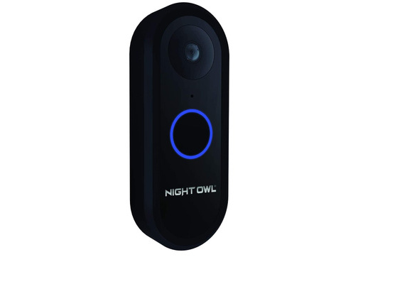 Night Owl 1080p HD Smart Video Doorbell with Angled & Flat Mounting Plates  