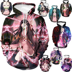 3D hoodies, Fashion, couple clothes, Tops