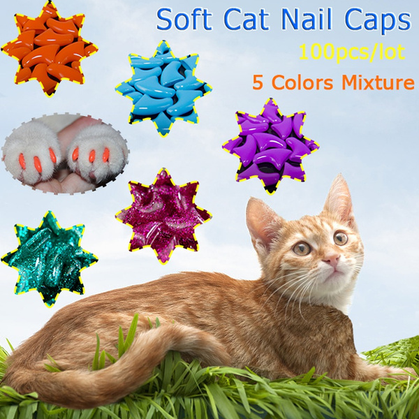 Luminous Cat Nail Covers, Cat Claw Covers - Temu