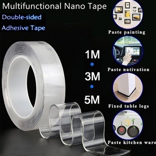 Multi-function Seamless Transparent Double-sided Adhesive Nano-gel