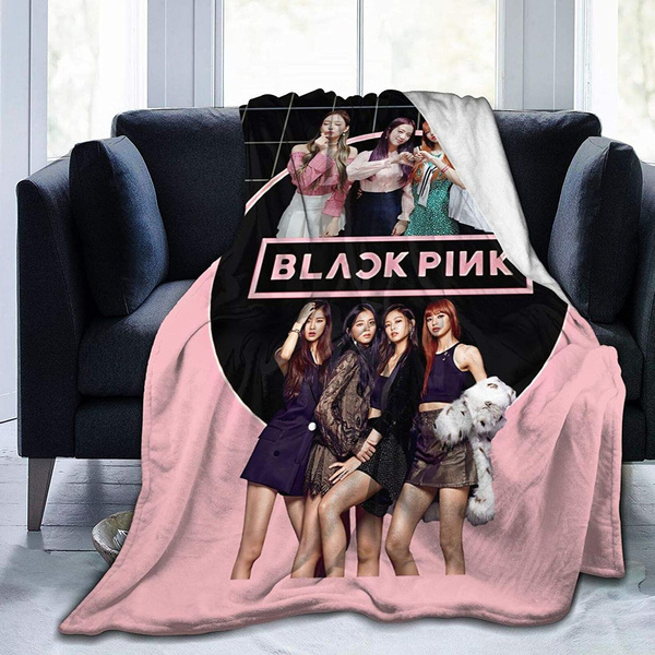 Black 2024 pink blanket