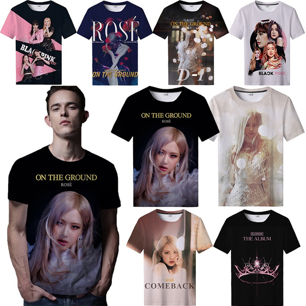 Blackpink sales rose shirt