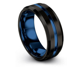 Blues, 8MM, Fashion Accessory, wedding ring