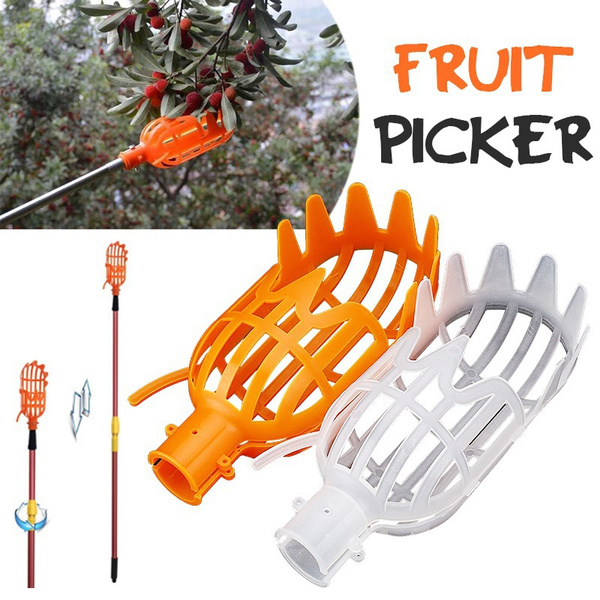 Plastic Fruit Picker Catcher Fruits Picking Tool Gardening Farm Garden ...