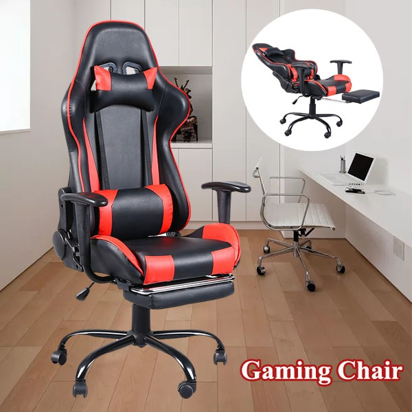 Racing Style Gamer Chair with Massage Reclining Computer Chair with