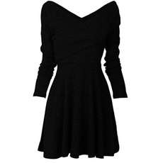 longsleeveknitskirt, long skirt, slim, pulloverskirt