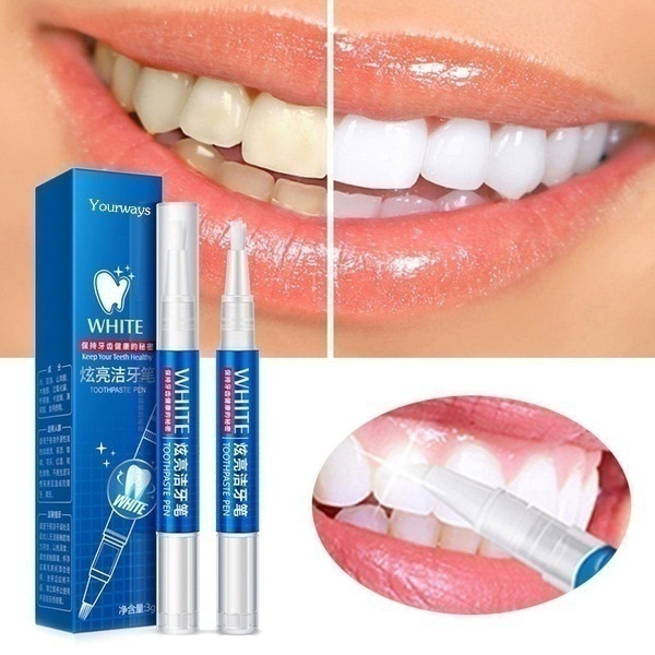 New Natural Tooth Whitening Gel Pen Oral Care Remove Stains Teeth ...