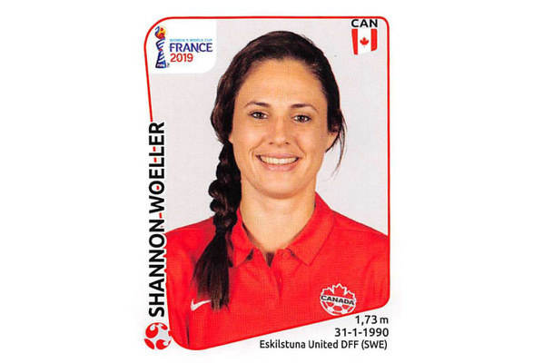 Shannon Woeller Panini Frauen WM 2019 Sticker 336 Kanada 