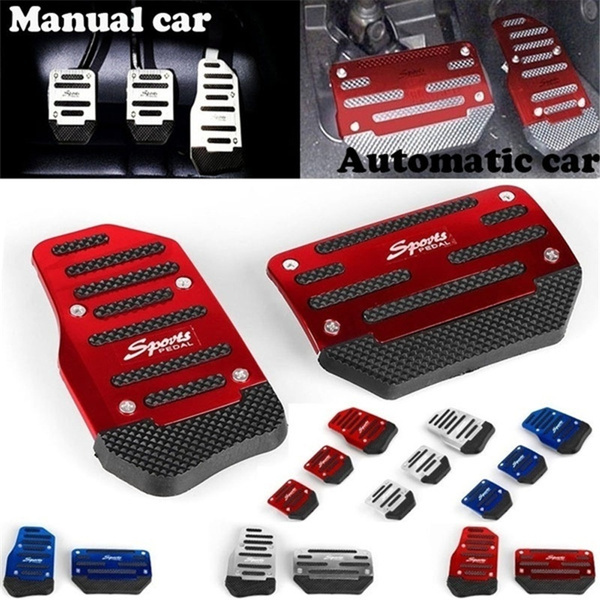 Anti Slip Car Clutch Brake Pedal Cover Set Auto Vehicle Manual Gear Treadle Wish