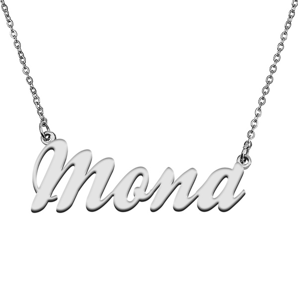 Mona name outlet pendant