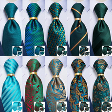 mens ties, necktie set, Fashion, gold