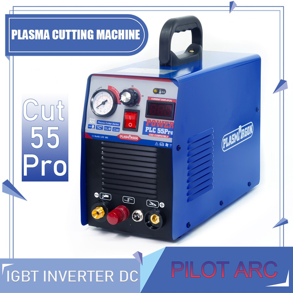 Plasma Cutter PLC Cut55 Pro Cutting Machine IGBT DC Inverter Pilot Arc