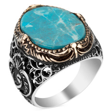 namevintagejewelryidring, Sterling, Turquoise, namefinering