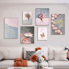 pink, Decor, posters & prints, Wall Art
