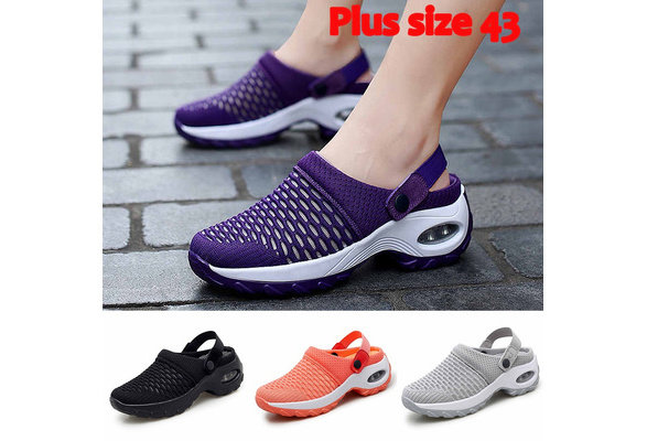 Plus Size EU43 Fashion Women Sandals Summer Shoe Fish Head Women's Sneakers Increased Shoes Air Cushion Canves Shoe | Wish