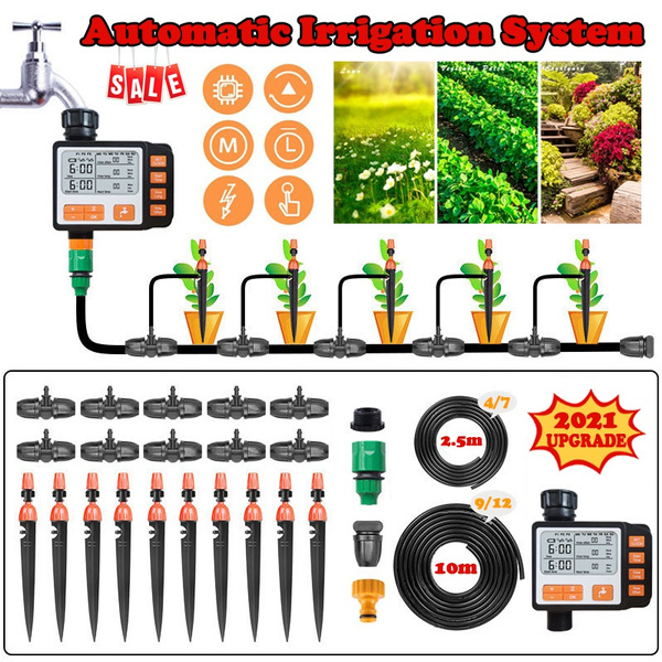 2021 Newest Automatic Drip Irrigation Kit 10M Big Power Houseplants ...