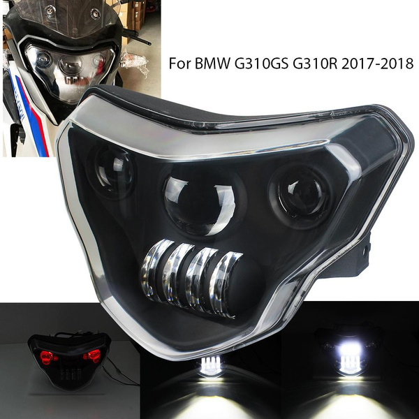 2018 LED Headlight High/Low Beam with Angel Eyes DRL Assembly Kit