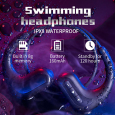 Headset, Earphone, Waterproof, swimmingearphone
