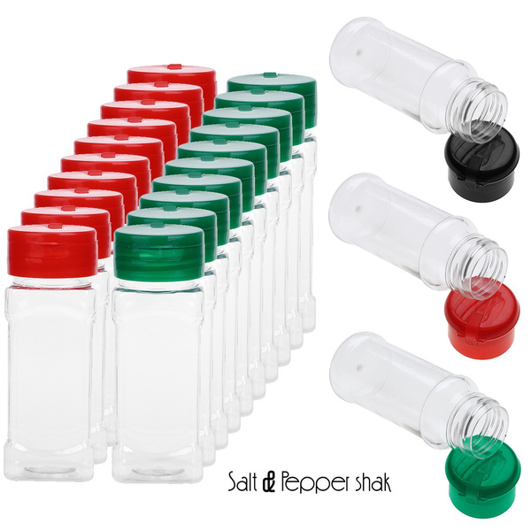 Empty Plastic Spice Bottles For Storing Barbecue Seasoning Salt