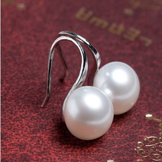 Jewelry, Pearl Earrings, 925 silver earrings, Elegant