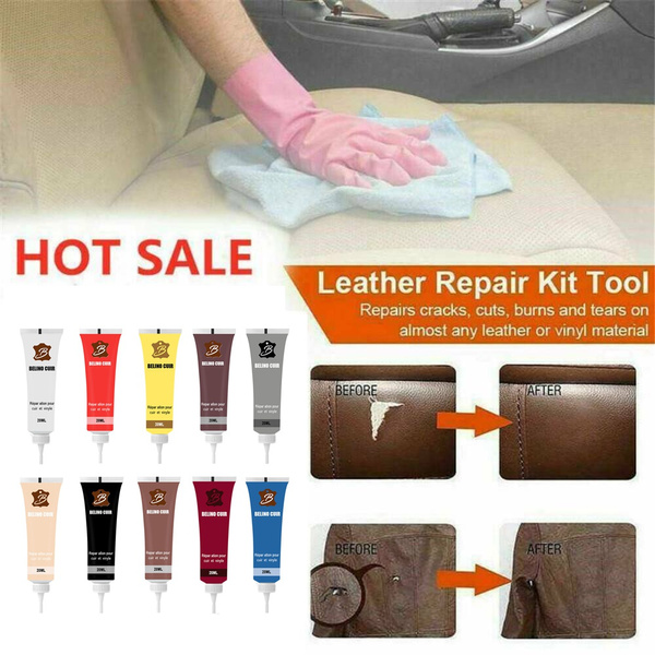 20ml Leather Repair Gel Color Repair Leather Cleaner Complementary  Refurbishing Cream Paste Household Cleaning Car Seat Leather