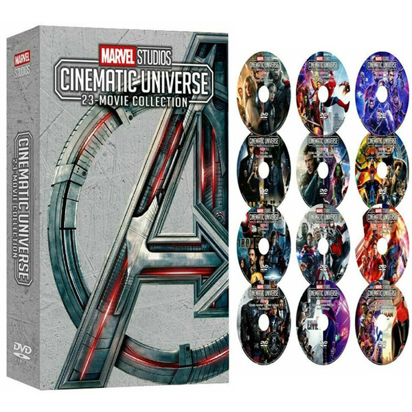 Marvel Studio CINEMATIC UNIVERSE 23 MOVIE COLLECTION DVD 12 Disc