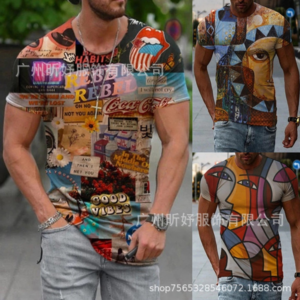 T-shirt Fashion 3D Digital Printing 