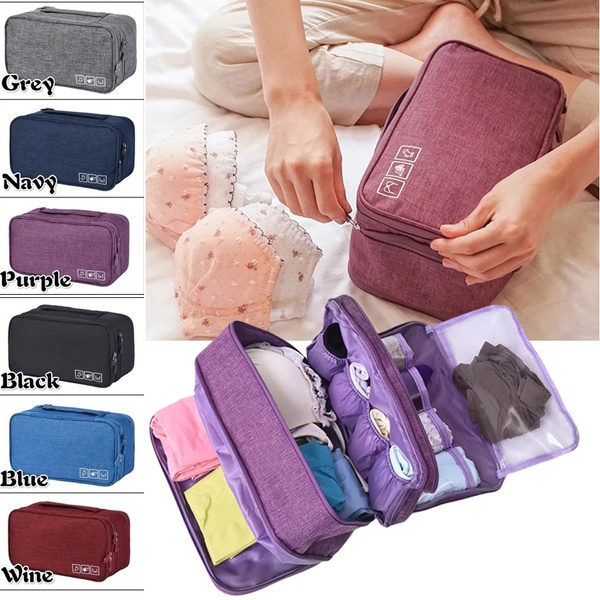 Waterproof Travel Portable Storage Bag Organizer For Cosmetics/underwear/bra /socks/laundry