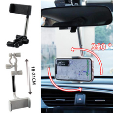 360degreerotating, rearviewmirrormount, phone holder, Gps