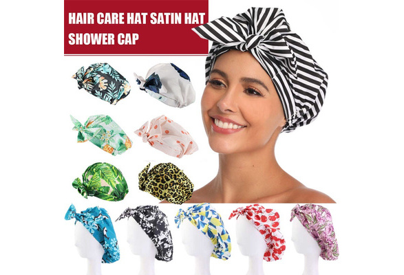 Luxurious Waterproof Shower Cap Women 