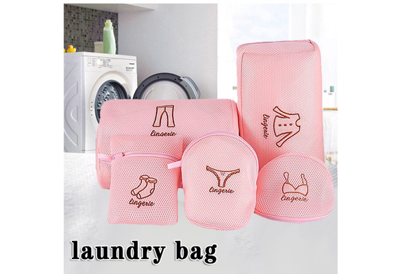 Thick Bags For Washing Bra Socks Underwear Mesh Zippered Lingerie Laundry Bag  Washing Machine Dirty Laundry Bags For Clothes Wash Kit From  Crazyfairyland, $1.03