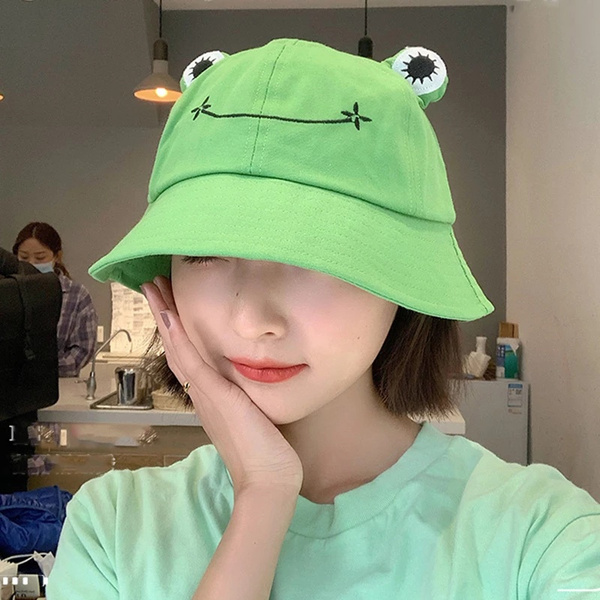 Parent-Child Frog Fishing Cap Cute 