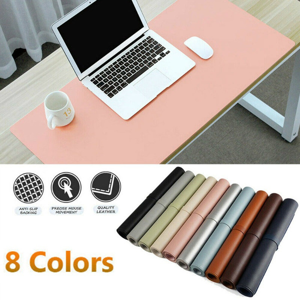 New Large Leather  Computer Desk Mat Table  Keyboard Mouse Pad Laptop Cushion~ 