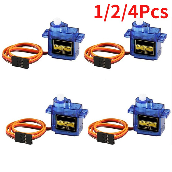 1/2/4 Pcs SG90 9G Micro Servo Motor for RC Robot Arm/Hand/Walking