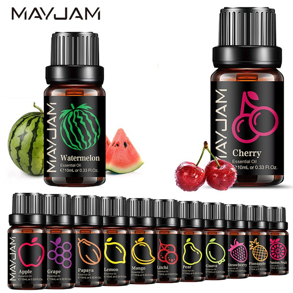 10ML Pure Watermelon Fragrance Oil Diffuser Strawberry Pineapple Mango