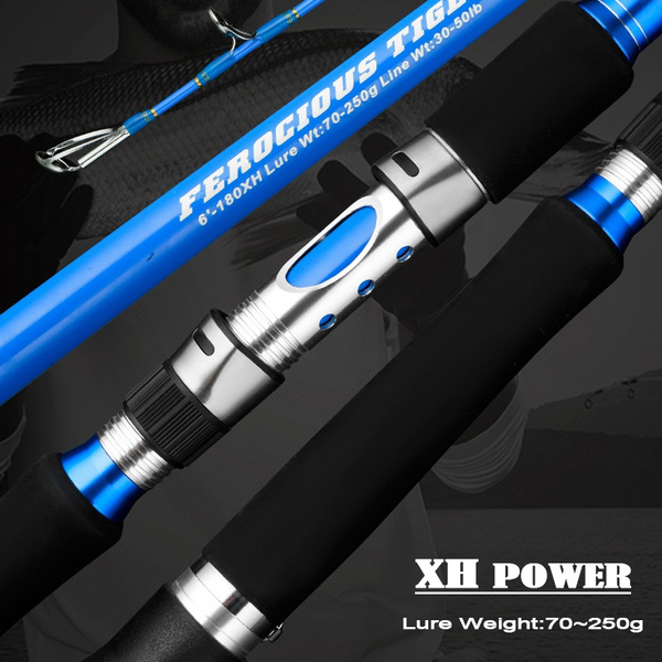 Fast Action Boat Spinning Fishing Rod Jigging Carbon Power XH 1.8m