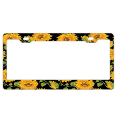 engraving, licenseplate, laserengraving, Sunflowers