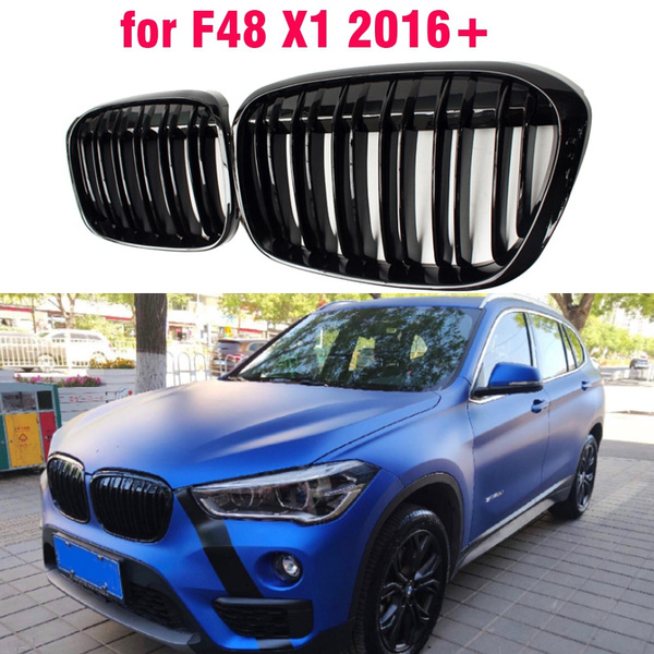 Front Grilles Car Accessories For BMW X1 F48 2016-2019 Front