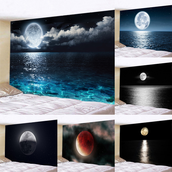 Full best sale moon tapestry