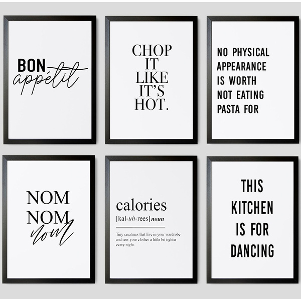 6 Panel Kitchen Inspirational Quotes Canvas Poster Kitchen Wall Decor Dinning room Wall Art Funny Quotes Print Without Frame | Wish 6 Panel Kitchen Inspirational Quotes Canvas Poster Kitchen Wall Decor Dinning room Wall Art Funny Quotes Print Without Frame | Wish