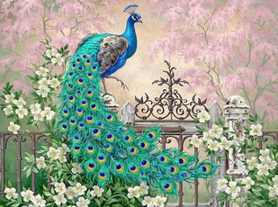peacock, DIAMOND, Jewelry, Home & Living